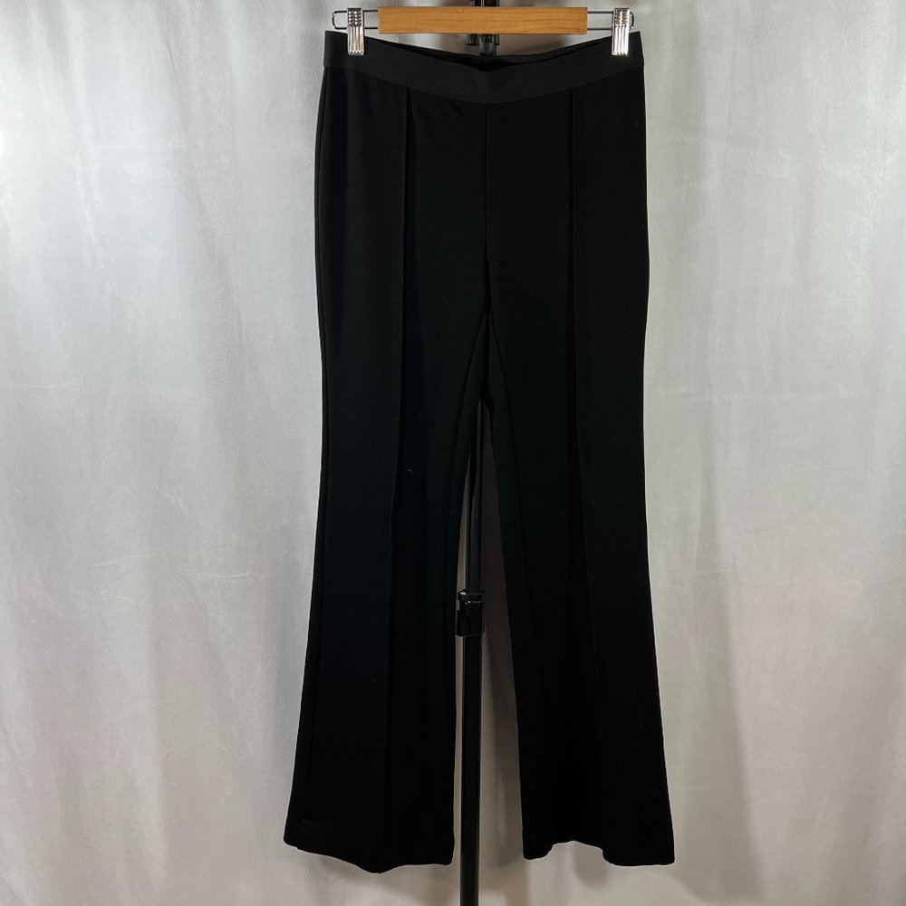 BCBG MaxAzria Black Knit Wide Leg Pants Size Small